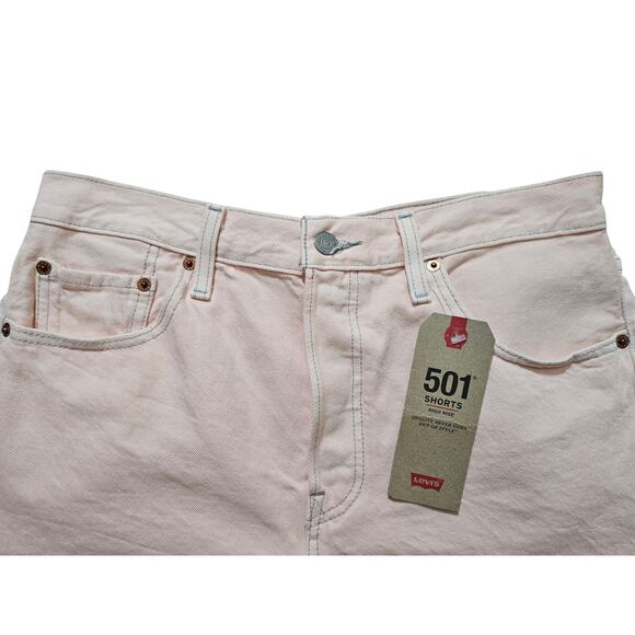 Levi's Pink Jean Shorts for Women - Picture 3 of 16